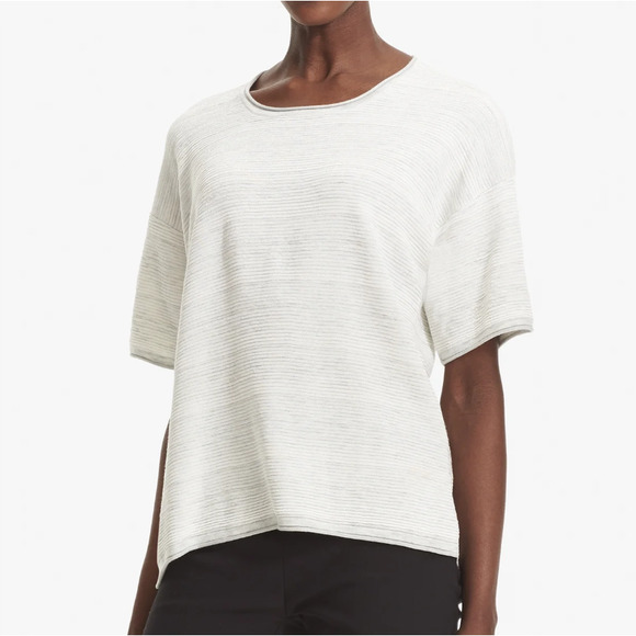 MM Lafleur Tops - MM. LAFLEUR The Coleman Top Size Small Boxy Knit Lightweight Shirt